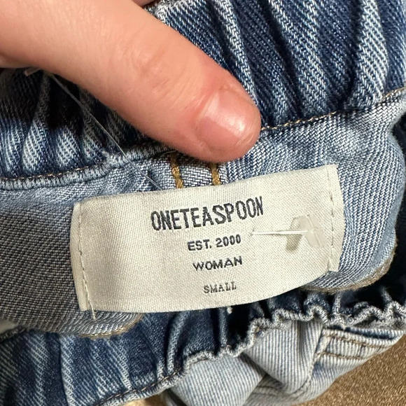 NWOT One Teaspoon Shabbie Short Size Small with Beaded Drawstring - Picture 4 of 6